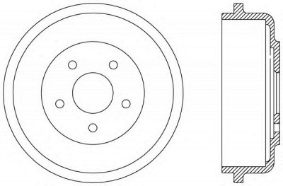 OPEN PARTS bad907310 -  Тормозной барабан